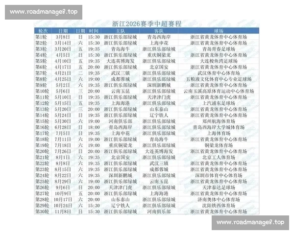 全面解析本赛季足球赛程安排及关键对决时间表